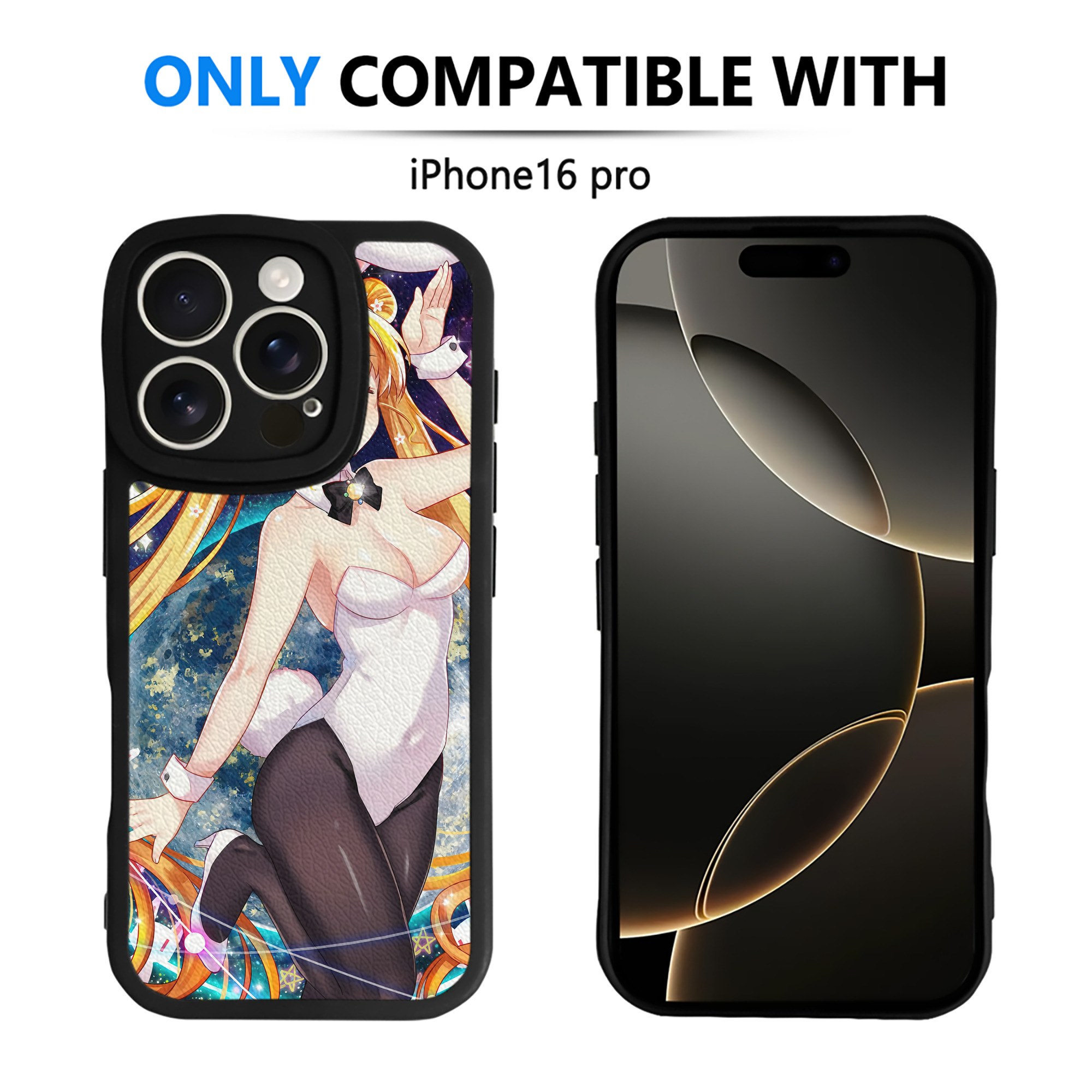 （画像用） 美少女戦士セーラームーン Sailor Moon 【iPhone 16シリーズ対応】シリコンスマホケース（レザー調） 材質：シリコン